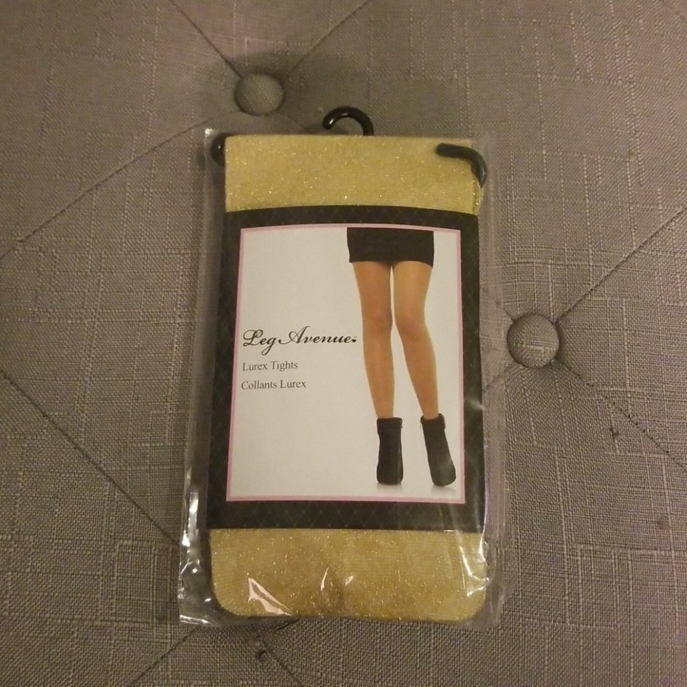 Leg Avenue Gold Glitter tights